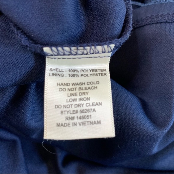 Monteau Women’s High Neck Crochet Overlay Dress, Size XS - Picture 8 of 11